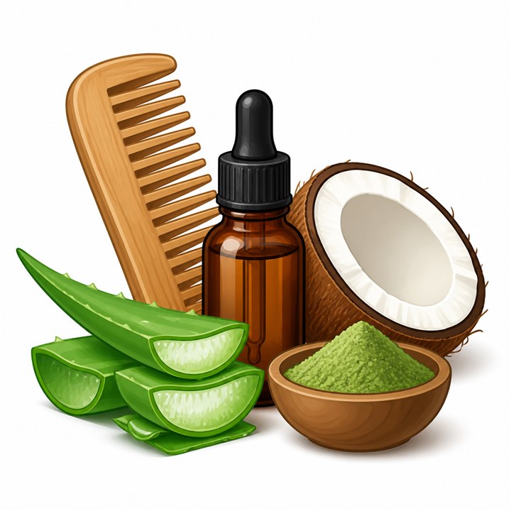Hair & Skin Care artwork for Coconut Oil - Hair Care